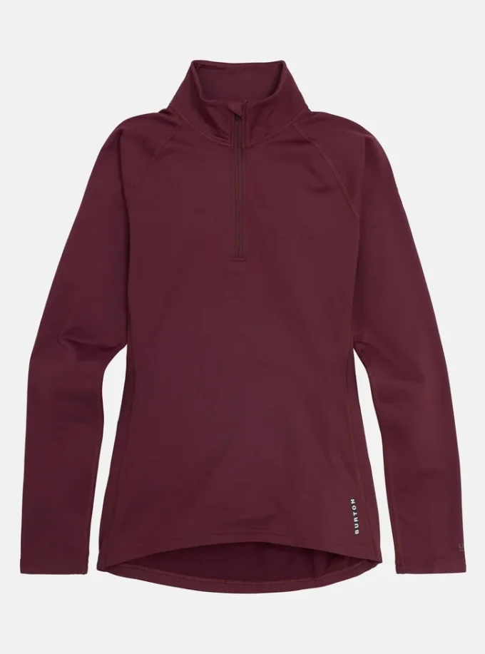 Bluză Burton Heavyweight X Base Layer Quarter-Zip pentru femei
