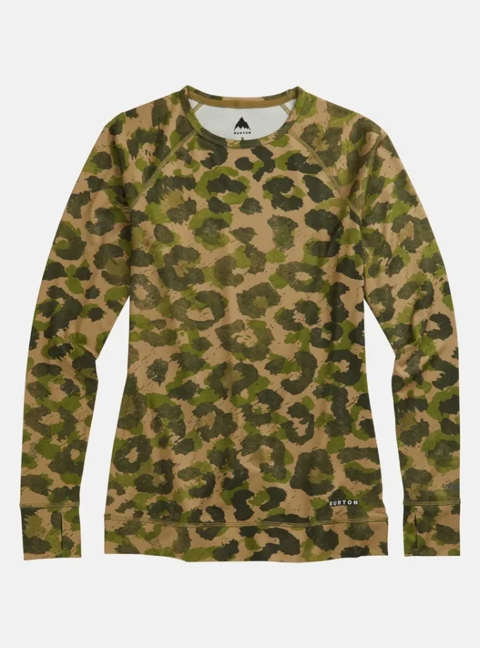 Bluză cu guler rotund Burton Lightweight X Base Layer pentru femei