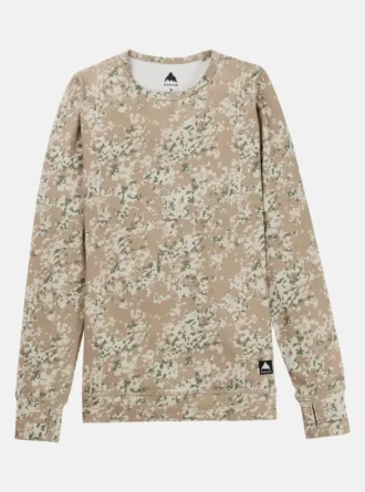 Bluză cu guler rotund Burton Midweight Base Layer pentru femei