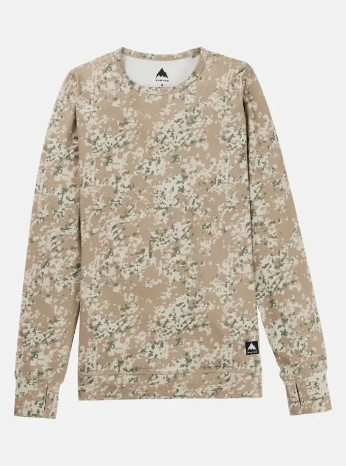 Bluză cu guler rotund Burton Midweight Base Layer pentru femei