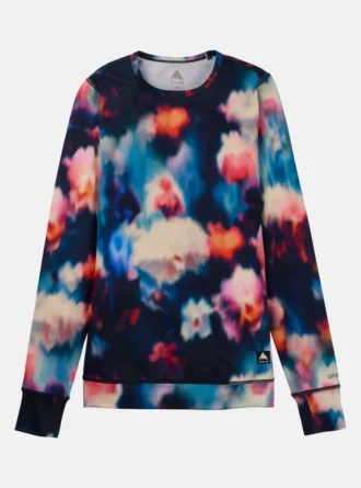 Bluză cu guler rotund Burton Midweight Base Layer pentru femei