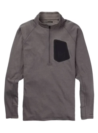 Burton [ak]® Baker Power Wool™ Base Layer Quarter-Zip pentru bărbați