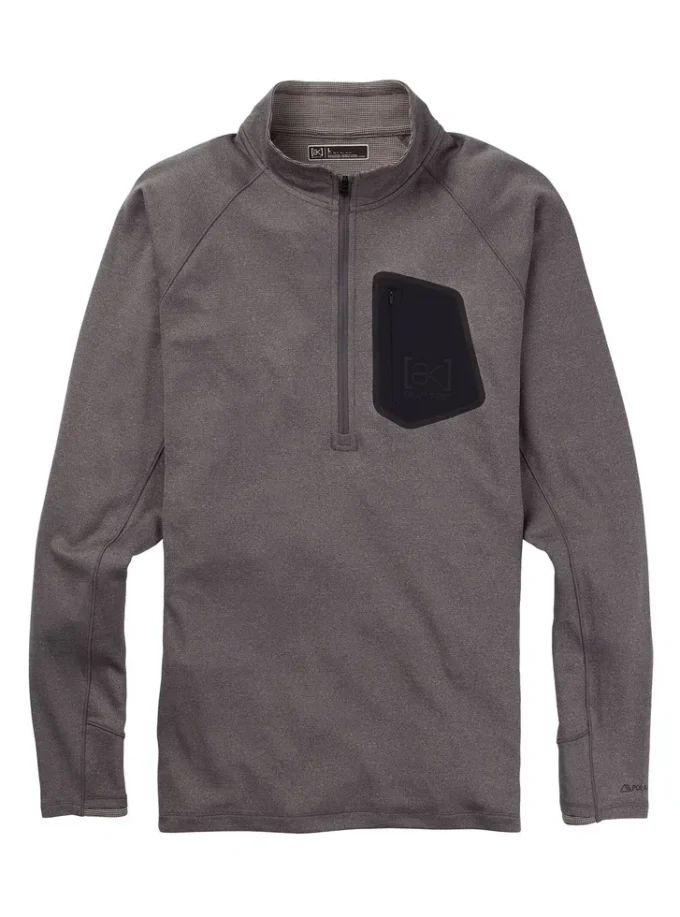 Burton [ak]® Baker Power Wool™ Base Layer Quarter-Zip pentru bărbați