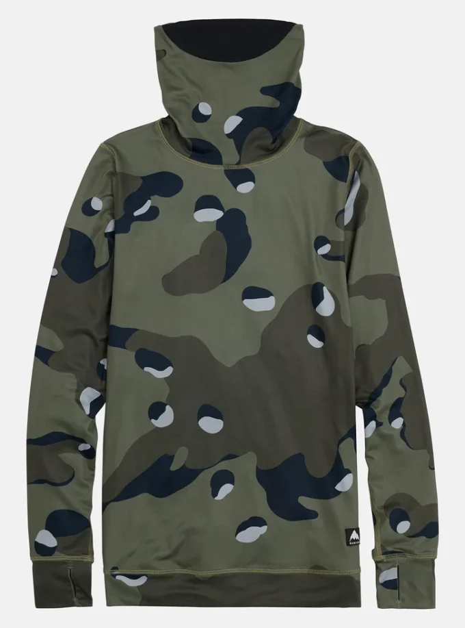 Cămașă cu guler lung Burton Midweight Base Layer pentru femei