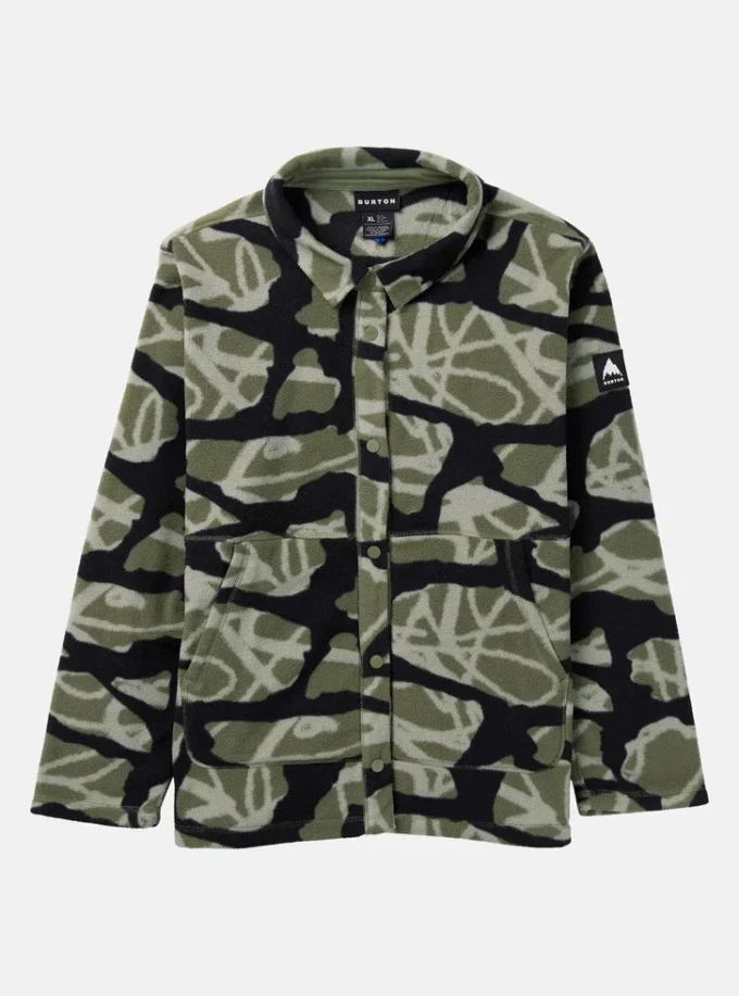 Cămașă cu nasturi din fleece Burton Cinder pentru femei