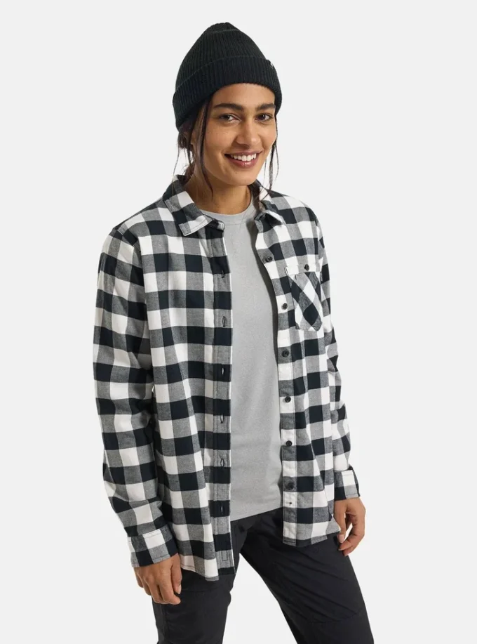 Cămașă din flanelă cu mâneci lungi Burton Favorite pentru femei