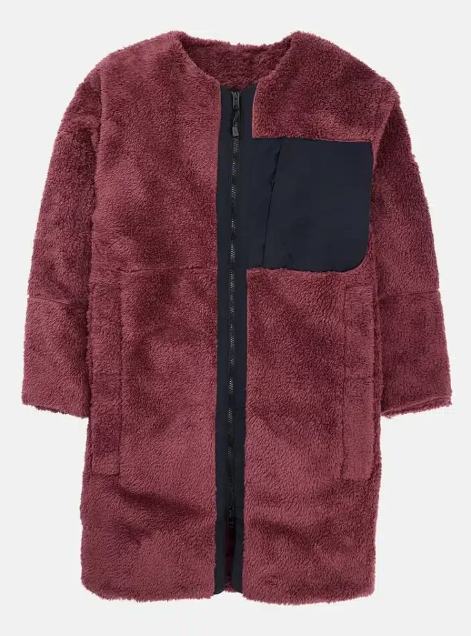 Femei Burton Minxy Long Hi-Loft Fleece Full-Zip (Mostră)