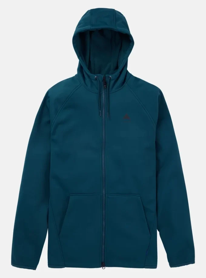 Fleece Burton Crown Weatherproof cu fermoar integral pentru bărbați