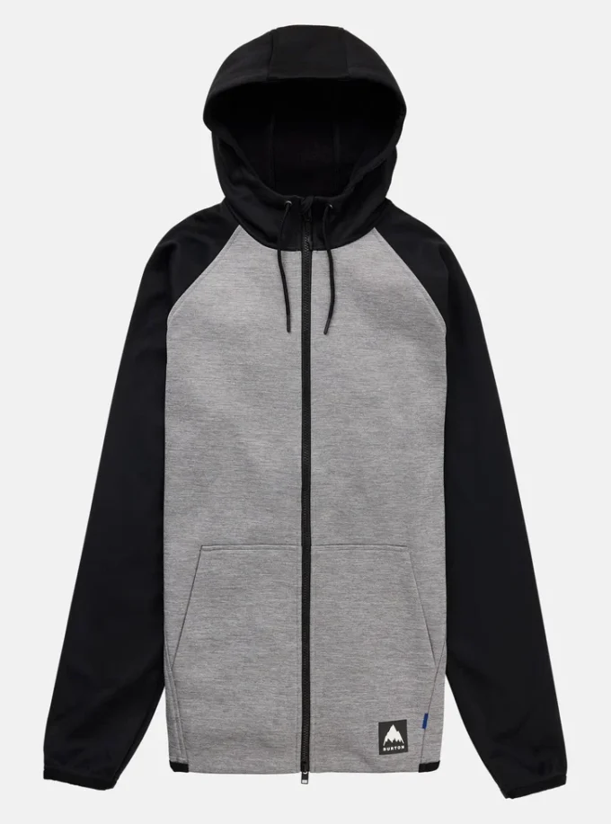 Fleece Burton Crown Weatherproof cu fermoar integral pentru bărbați