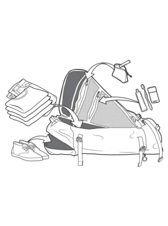 Geantă mare Burton Multipath 90L