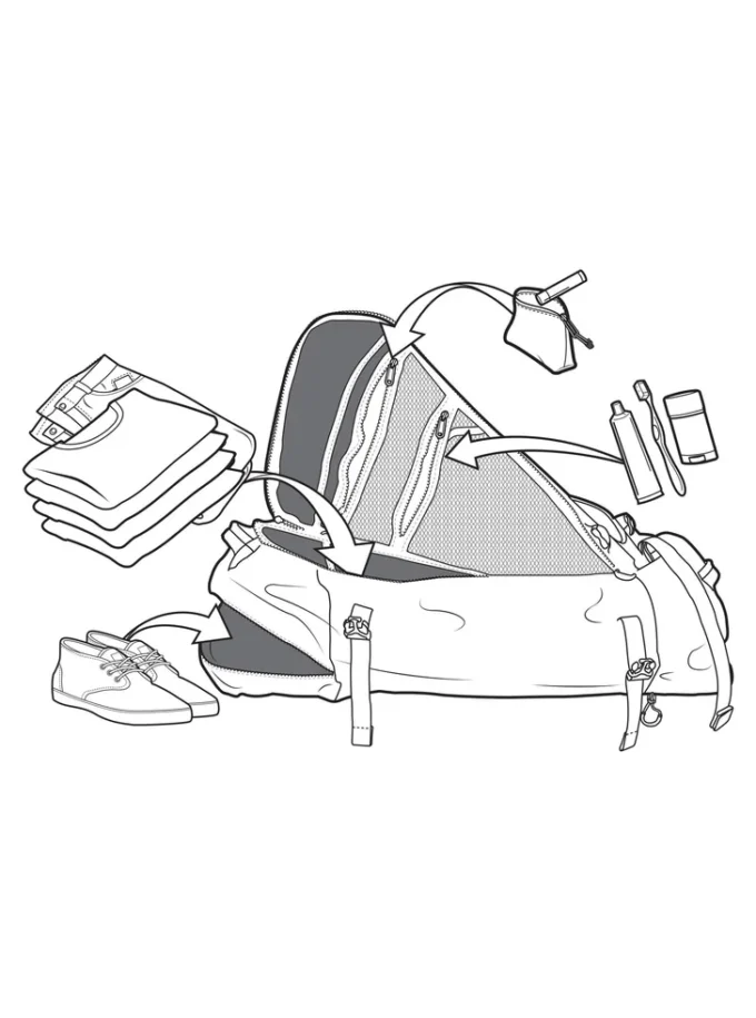 Geantă mare Burton Multipath 90L