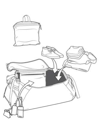 Geantă mică Burton Multipath 40L