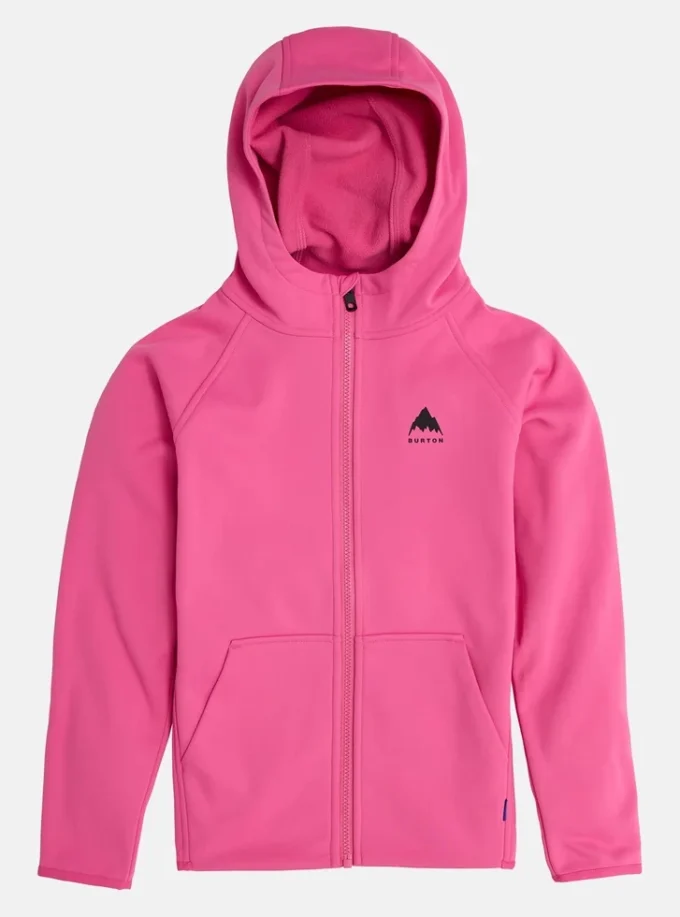 Hanorac Burton Crown Weatherproof Full-Zip Fleece pentru copii