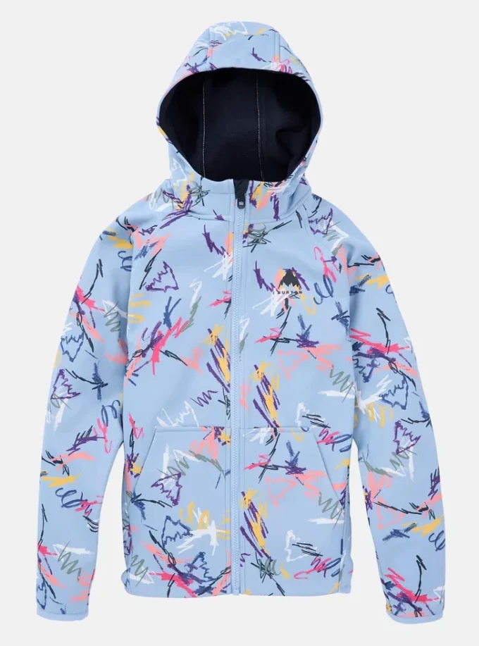 Hanorac Burton Crown Weatherproof Full-Zip Fleece pentru copii