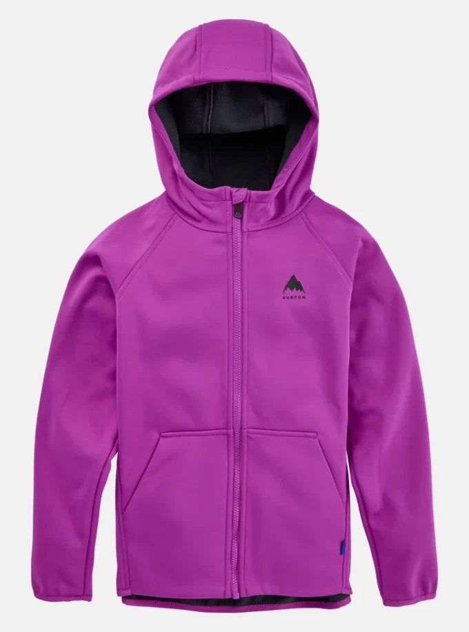 Hanorac Burton Crown Weatherproof Full-Zip Fleece pentru copii (Mostră)