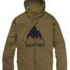 Hanorac cu glugă și fermoar integral Burton Oak pentru bărbați