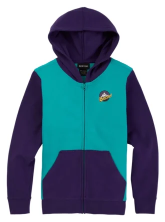 Hanorac cu glugă și fermoar integral Burton Retro Mountain pentru copii