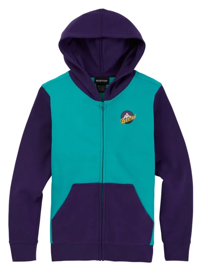 Hanorac cu glugă și fermoar integral Burton Retro Mountain pentru copii