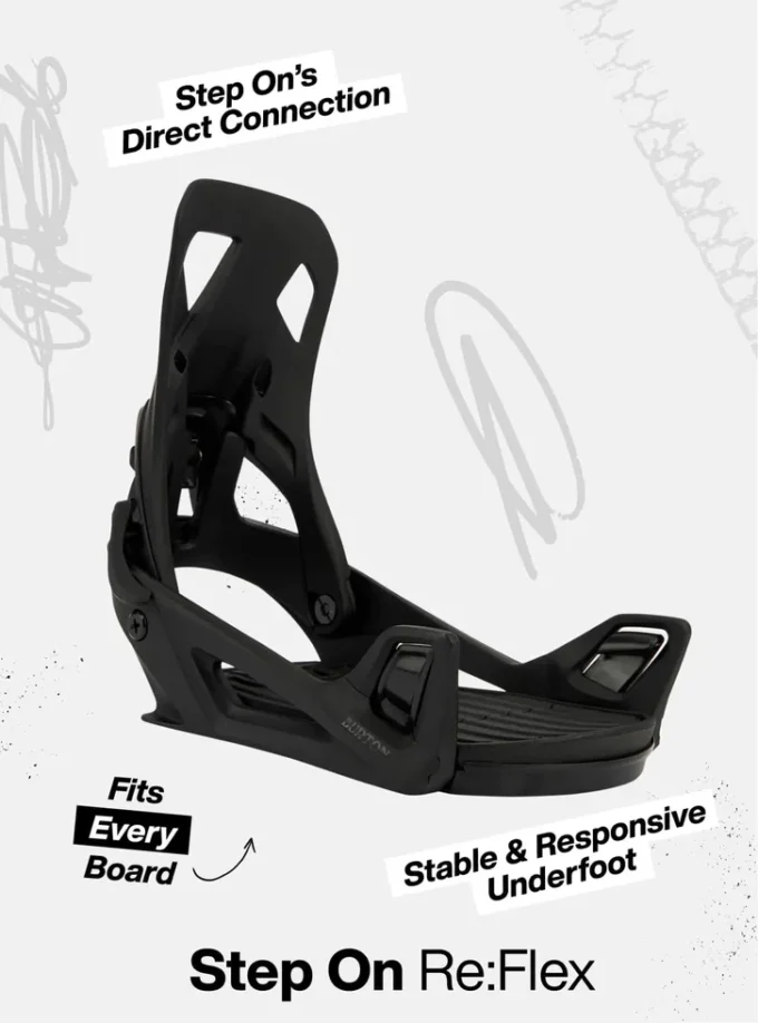 Legături de snowboard Burton Step On® Smalls Re:Flex pentru copii