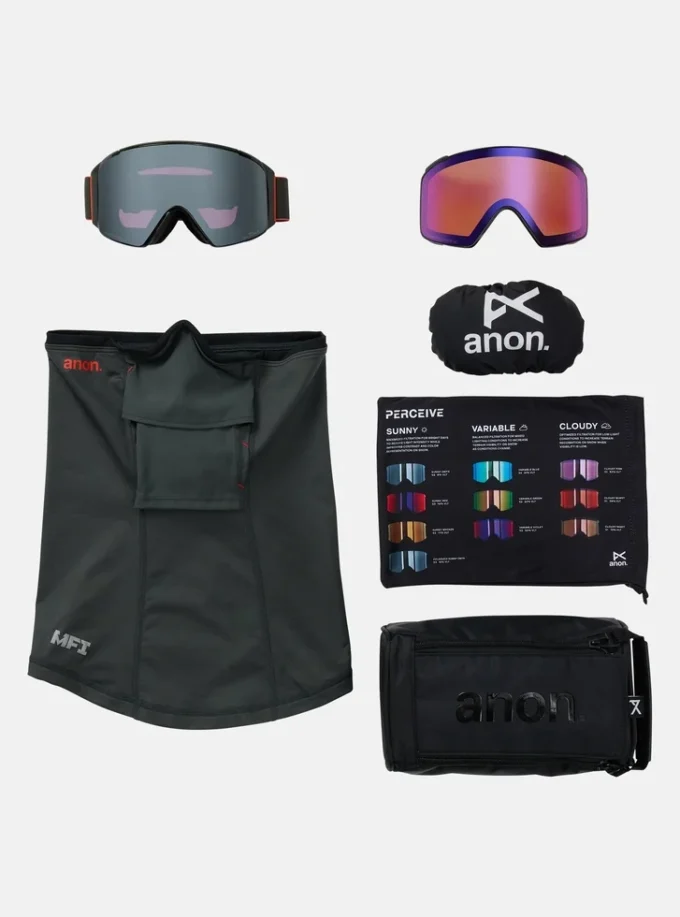 Ochelari Anon M4S (cilindrici) + lentile bonus + mască MFI®