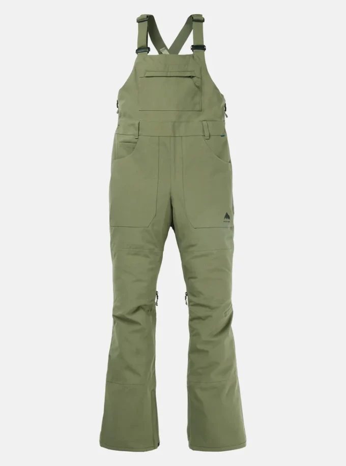 Pantaloni cu bretele elastici Burton Avalon 2L pentru femei (scurți)