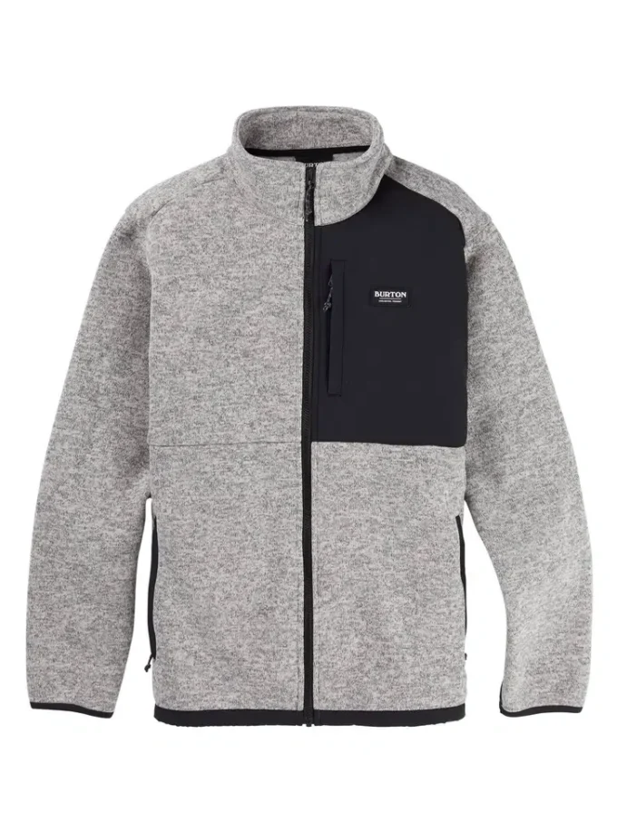 Pulover Burton Hayrider pentru bărbați Fleece cu fermoar integral