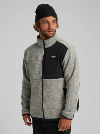 Pulover Burton Hayrider pentru bărbați Fleece cu fermoar integral