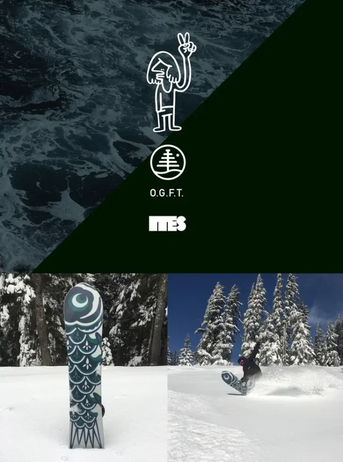 Snowboard pentru bărbați Burton Fish 3D Directional Flat Top