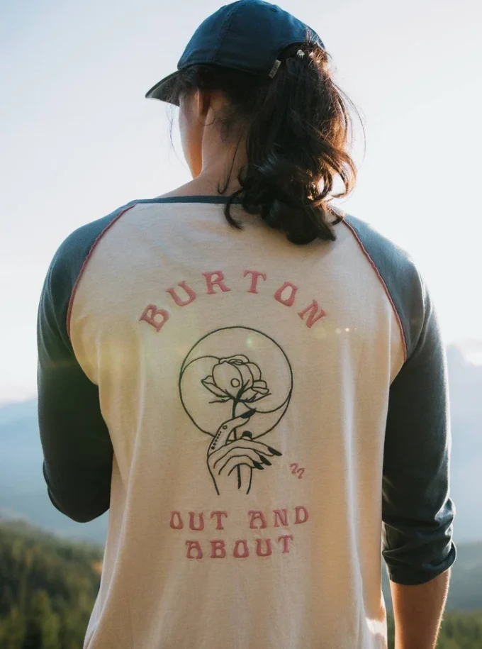 Tricou Burton Caratunk Raglan pentru femei