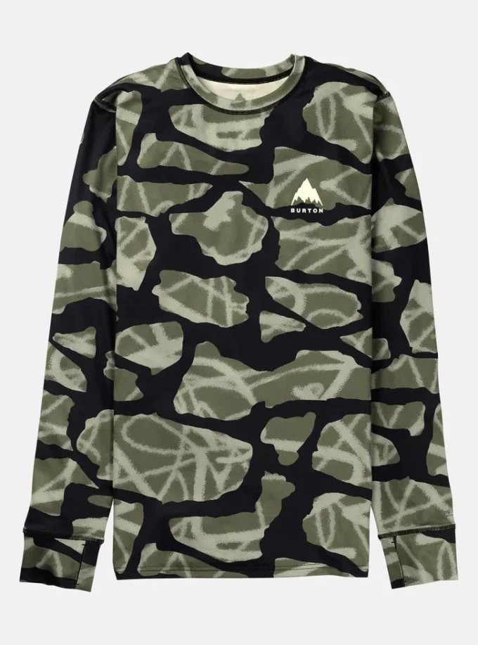 Tricou cu guler rotund Burton Lightweight X Base Layer pentru bărbați