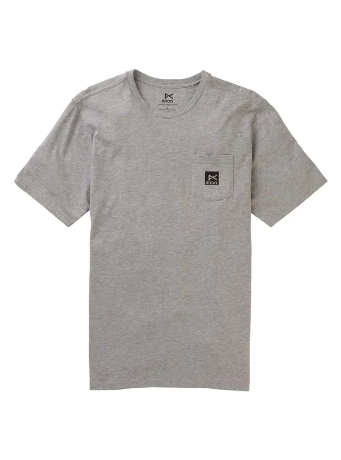 Tricou cu mânecă scurtă și buzunar Anon