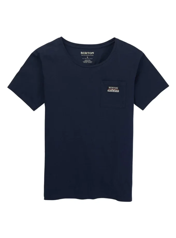 Tricou cu mânecă scurtă și buzunar Burton Classic pentru femei