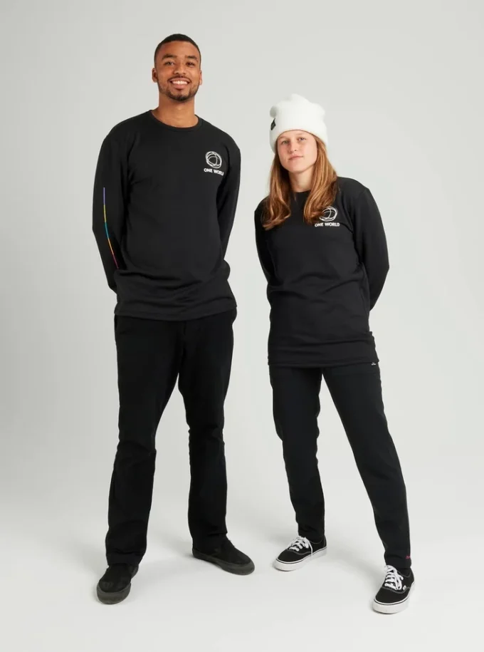 Tricou cu mâneci lungi Burton Polartec® One World Fleece