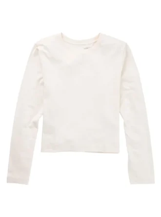 Tricou cu mâneci lungi și croi scurt pentru femei Larosa