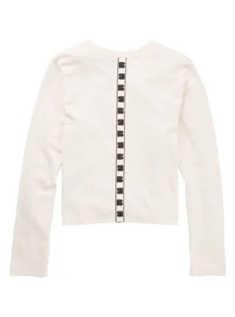 Tricou cu mâneci lungi și croi scurt pentru femei Larosa