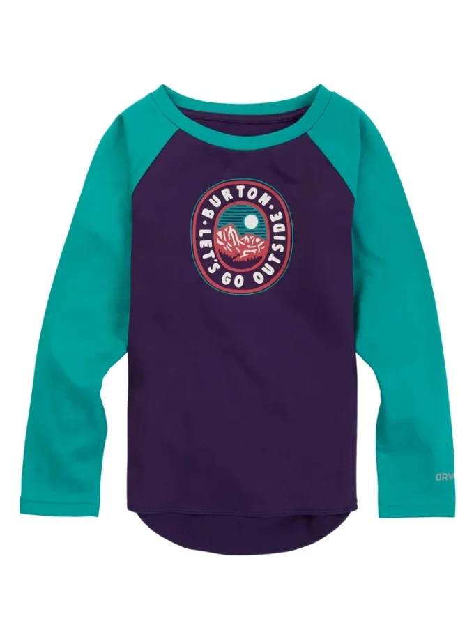 Tricou tehnic Burton Midweight Base Layer pentru copii mici